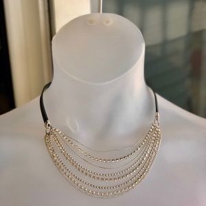 Icing Jewelry - 8-stand chain and rhinestone necklace Icing Jewelry - 8-stand chain and rhinestone necklace